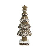 Gingerbread Tree with Star H31cm