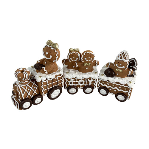 Gingerbread Joy train 24x6.3x10.4cm