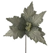 Poinsettia Stem Dusky Green D27 L15cm
