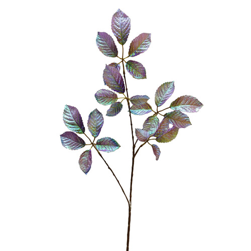 Leaf Spray Iridescent 75cm