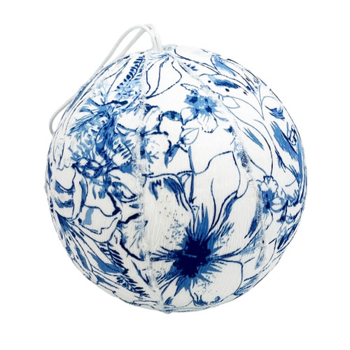 Delftware Bauble Blue and White 15cm