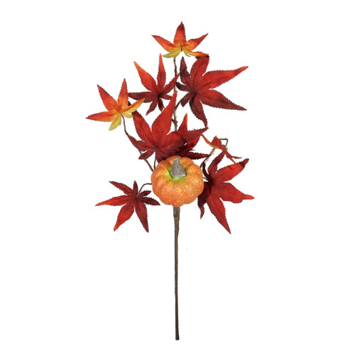 Autumn Pick with Pumpkin - 53cm