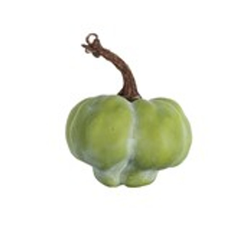 Pumpkin with Stalk - Green - 13cm x 11cm