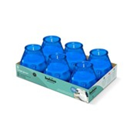 Bolsius Professional Twilight Candles 104/99mm Tray 6 - Blue