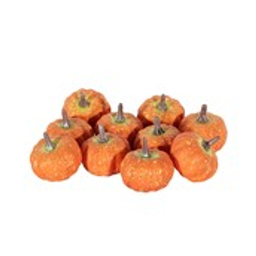 Bag of Small 4.5cm Pumpkins - Orange - x 10
