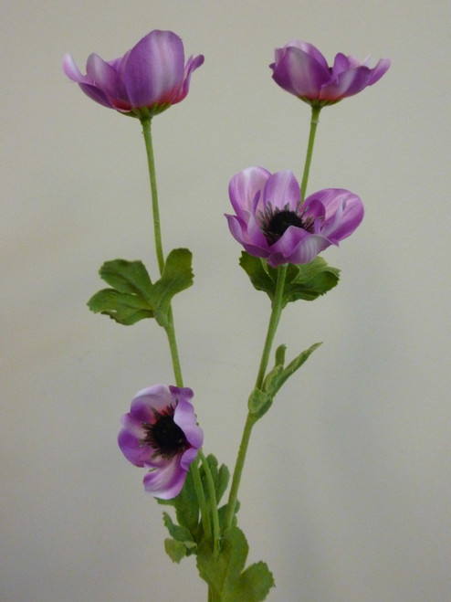 68cm Satin Anemone Pink