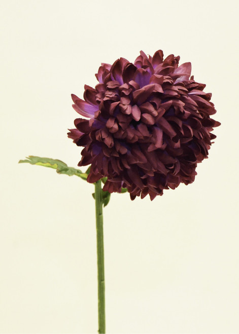 79cm Mum Spray Burgundy
