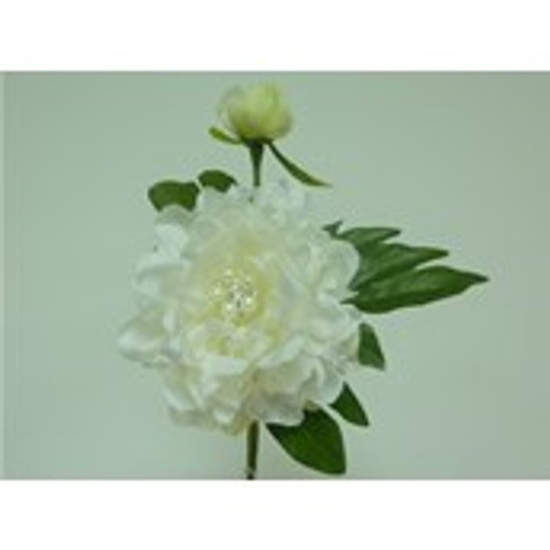 48cm Peony x2 w/Gem Cream