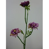 53cm Wild Rose Spray Lavender