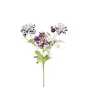Christmas Rose Spray Purple 66cm