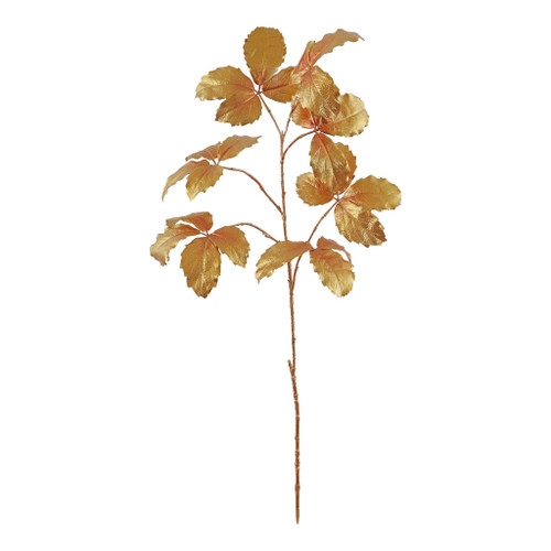 Beech Leaves Spray Gold 103cm