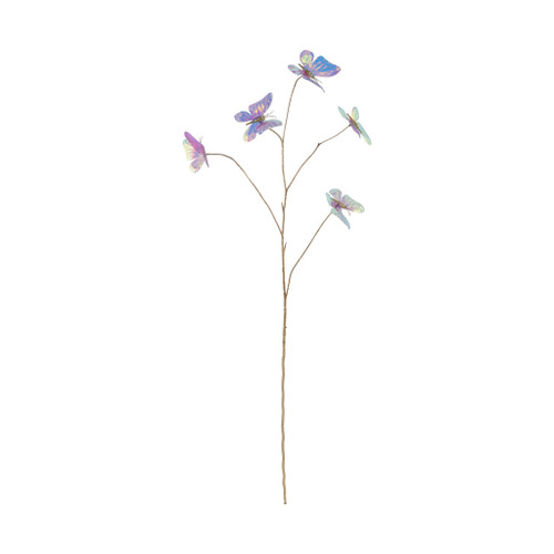 Iridescent Butterfly Flower Purple 103cm