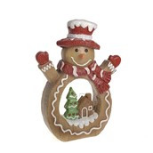 Magnesia Gingerbread Snowman LED light 28x10x37.5Cm