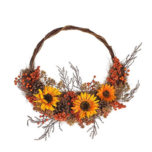 Sunset Meadow Autumnal Wreath