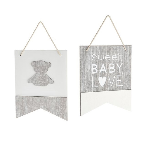 Baby Bear Wall Plaque 2 Assorted
