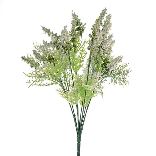 Flora Lavender Bush Cream 45Cm