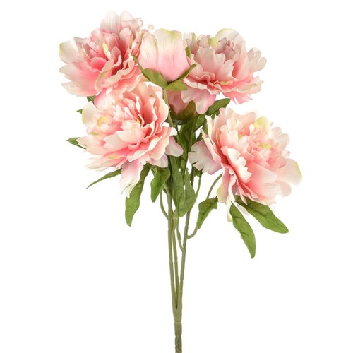 Flora Peony Bush Pale Pink 42Cm