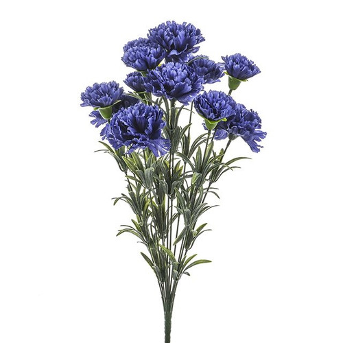 Flora Carnation Bush Blue 48Cm