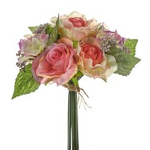 Flora Rose Hydrangea Bqt Pink