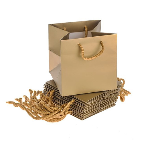 Hand Tie Bag Gold H17cm