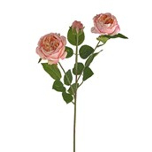 ENGLISH ROSE SPRAY PEACH 64CM ENGLISH ROSE SPRAY PEACH 64CM