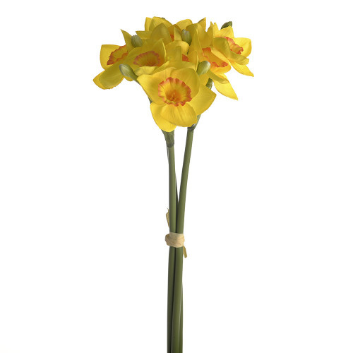 DAFFODIL BUNDLE YELLOW AND ORANGE 42CM