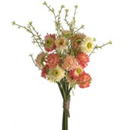 STRAWFLOWER BUNDLE PEACH 40CM STRAWFLOWER BUNDLE PEACH 40CM