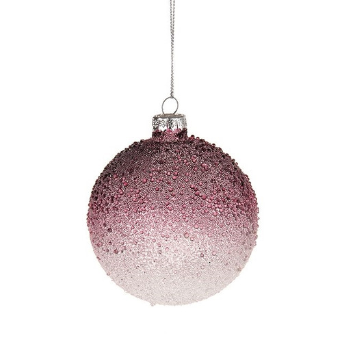 Bauble Ombre Pink 8Cm