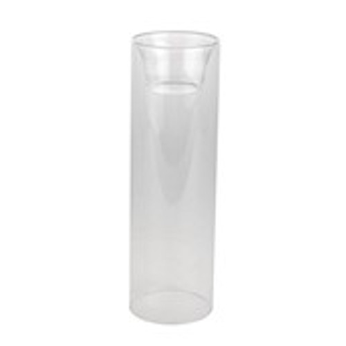 Glass Long Tealight Holder 25cm