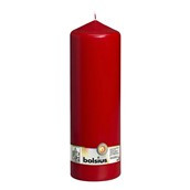 Bolsius Pillar candle Red, single in cello (300 mm x 98 mm)
