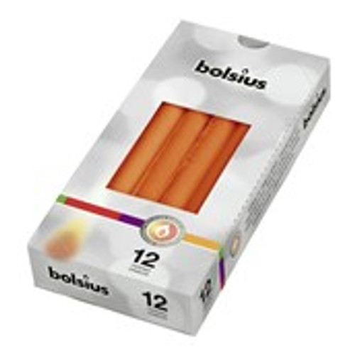 Tapered Candle, Individually wrapped in cello bx12 - Mango