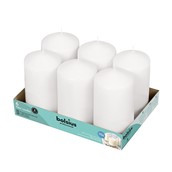 Bolsius Professional Pillar Candles 150/78mm Tray 6 - White
