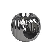 Ava May Chrome Round Ripple Burner  in FSC Gift Box - FSC Mix Credit