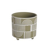 Geo Sage Plant Pot 11.5cm