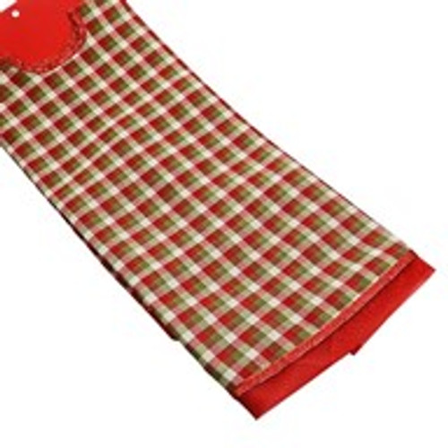 Christmas Tree Skirt Check Print 120Cm