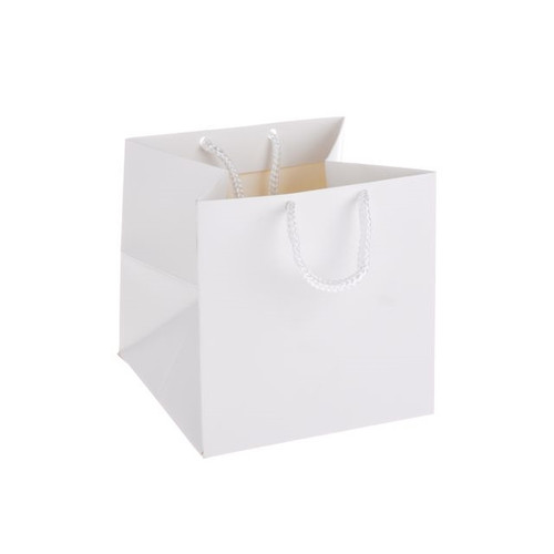 Hand Tie Bag White H17cm X10