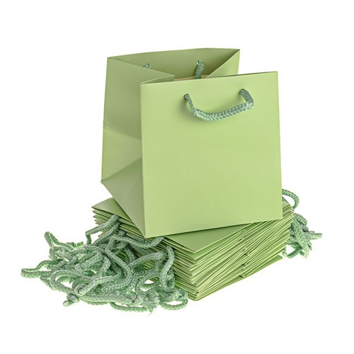Hand Tie Bag Sage H17cm X10