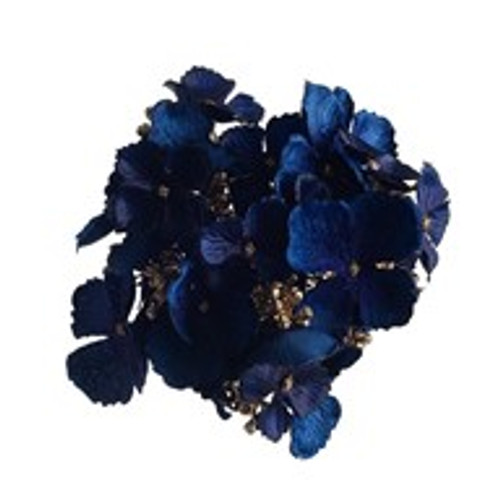 Hydrangea With Clip Blue 12Cm