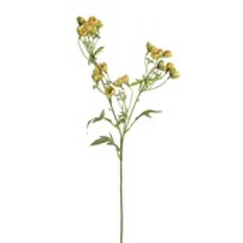 BUTTERCUP SPRAY YELLOW 63CM BUTTERCUP SPRAY YELLOW 63CM
