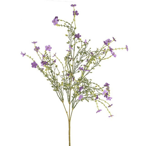 Wild Flower Spray Purple 76Cm