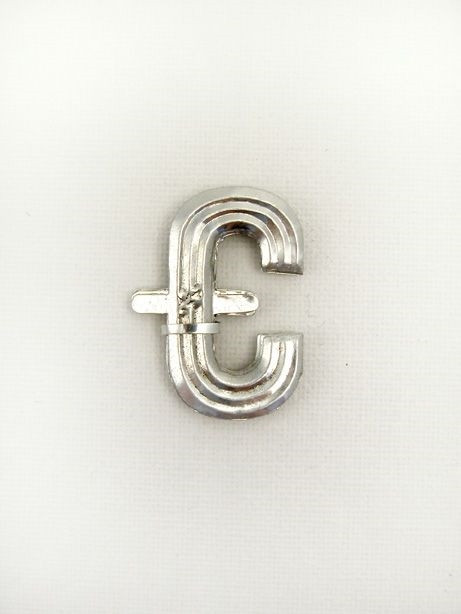 Letter Aluminium C X10