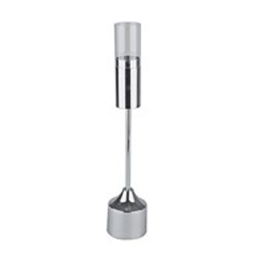 Duchess Candle Stand Metal Silver Medium