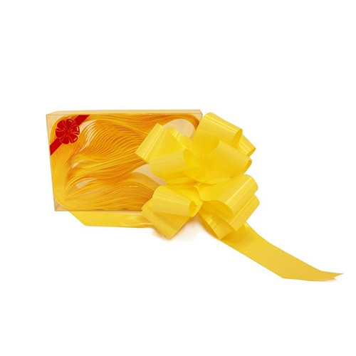 Pull Bows 50Mm Lt Yellow X20