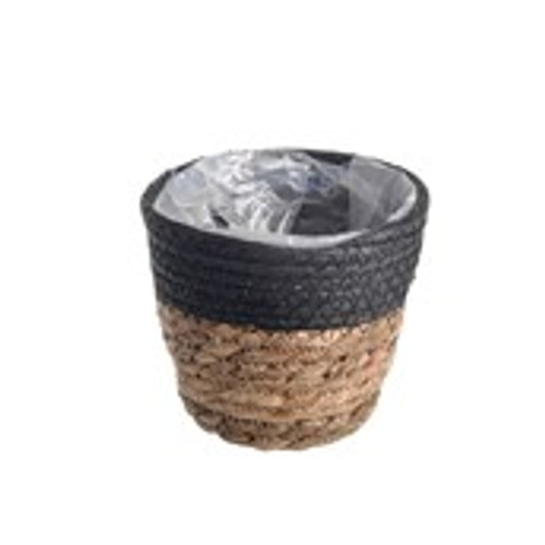 Seagrass Basket Black 14x10x12cm Seagrass Basket Black 14x10x12cm
