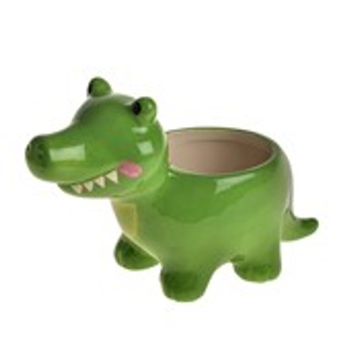 Crocodile Ceramic Pot