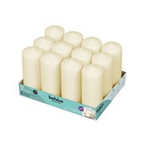 Bolsius Professional Pillar Candles 170/58mm Tray 12 - Ivory 