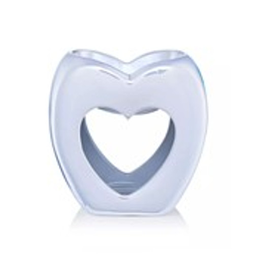 Ava May Pearlised White Heart Shaped Burner in FSC Box - FSC Mix Credit