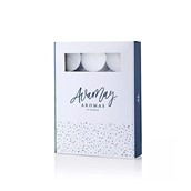 Ava May White Unscented Tealights x24 in FSC Box - FSC Mix Credit