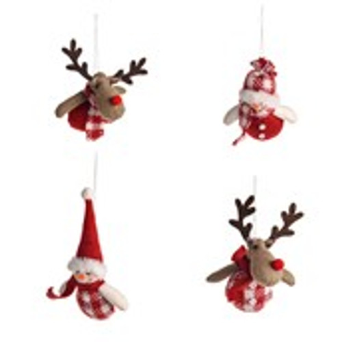 Moose & Snowman In A Tray 12Ast