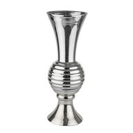 Glass Silver Honeycomb Vase 45Cm